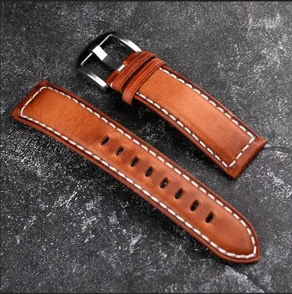 بند ساعت چرم مدل کووارتز